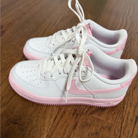 Nike Other - Nike Kids White and Light Pink Low-Top Sneakers